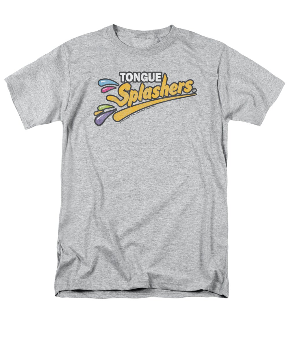 Dubble Bubble Men's T-Shirt (Regular Fit) featuring the digital art Dubble Bubble - Tongue Splashers Logo by Brand A