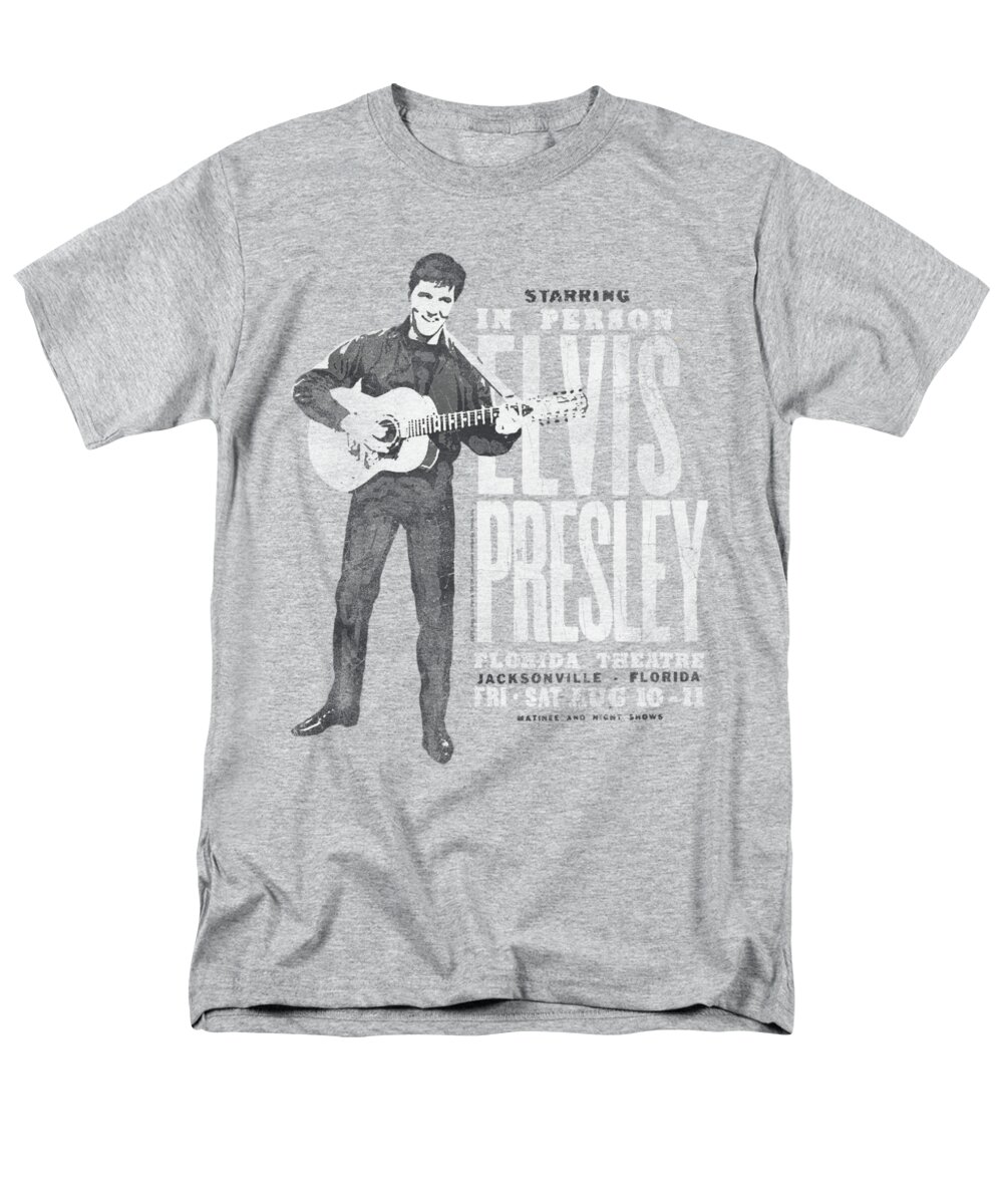 Elvis Men's T-Shirt (Regular Fit) featuring the digital art Elvis - In Person by Brand A