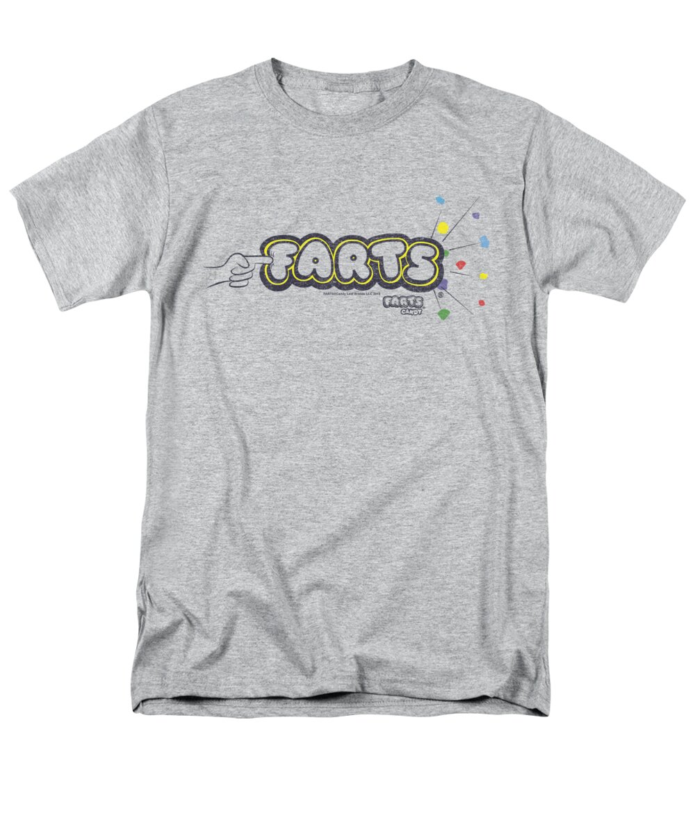 Farts Candy Men's T-Shirt (Regular Fit) featuring the digital art Farts Candy - Finger Logo by Brand A