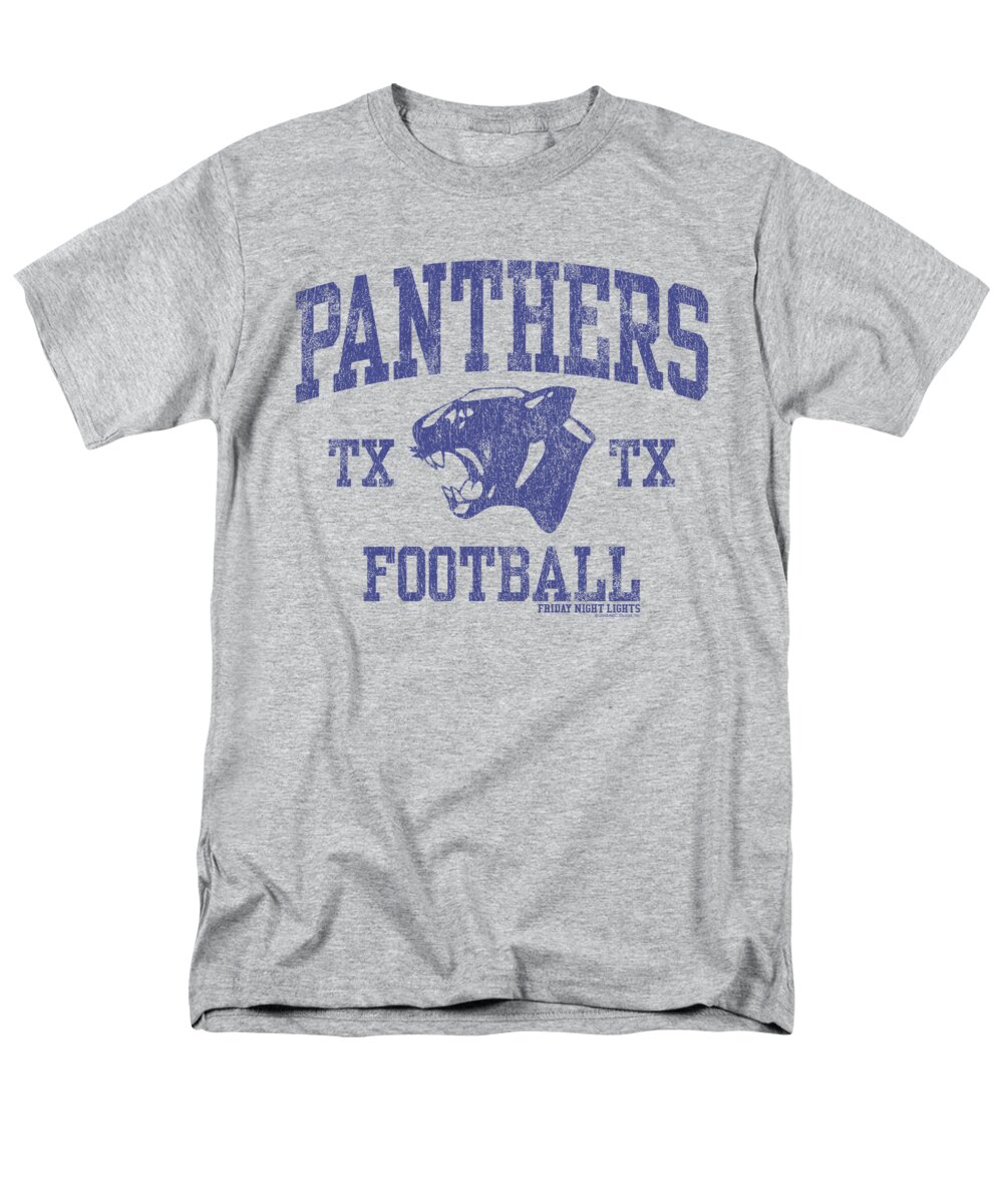 Friday Night Lights Men's T-Shirt (Regular Fit) featuring the digital art Friday Night Lights - Panther Arch by Brand A