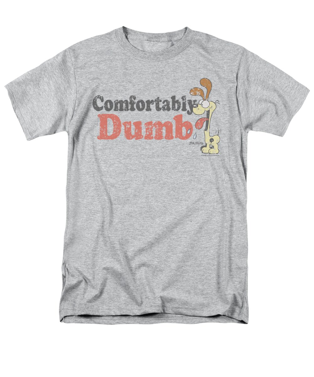 Garfield Men's T-Shirt (Regular Fit) featuring the digital art Garfield - Comfortably Dumb by Brand A