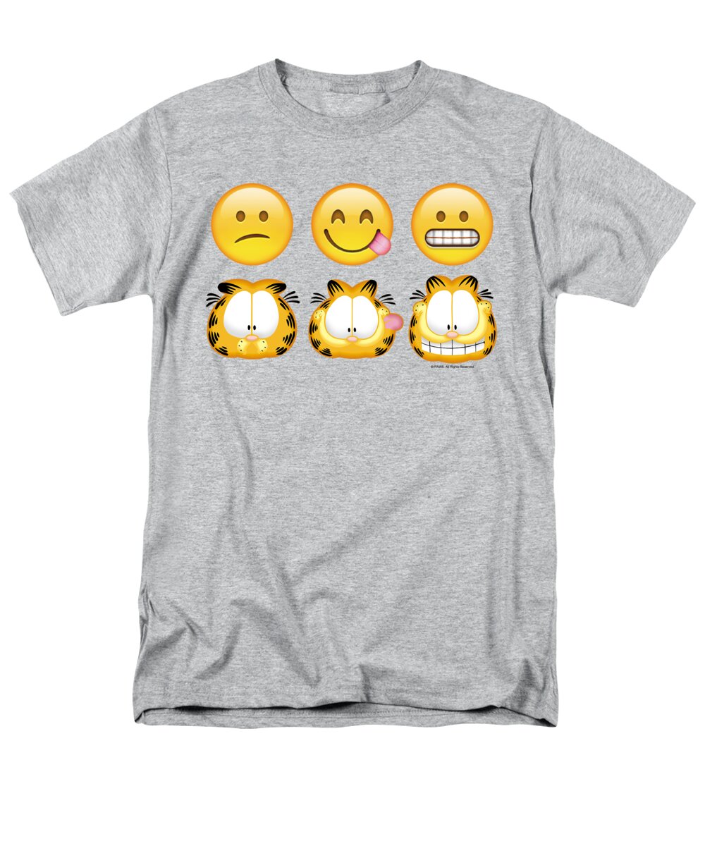  Men's T-Shirt (Regular Fit) featuring the digital art Garfield - Emojis by Brand A