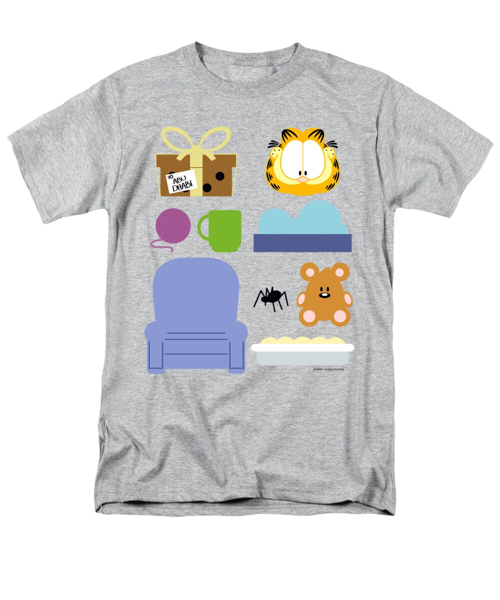  Men's T-Shirt (Regular Fit) featuring the digital art Garfield - Gift Set by Brand A