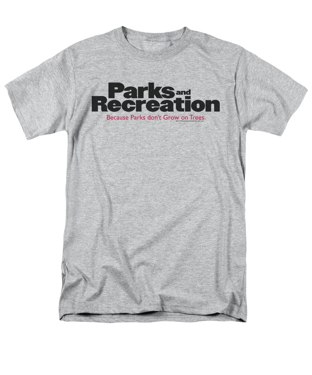 Parks And Rec Men's T-Shirt (Regular Fit) featuring the digital art Parks And Rec - Logo by Brand A