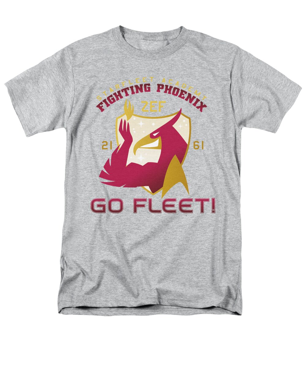 Star Trek Men's T-Shirt (Regular Fit) featuring the digital art Star Trek - Fighting Phoenix by Brand A
