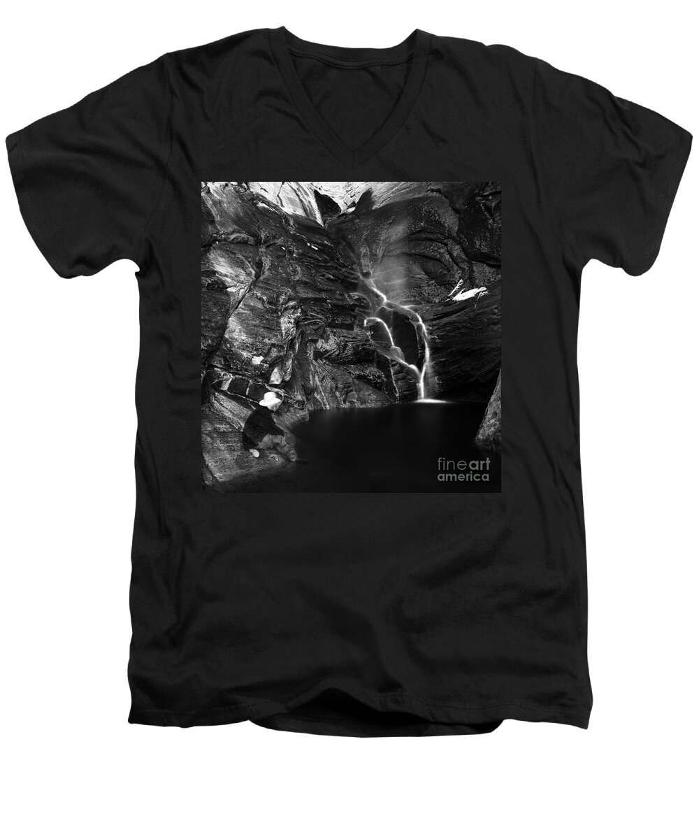 Christian Slanec Men's V-Neck T-Shirt featuring the photograph At Waters Edge #2 by Christian Slanec