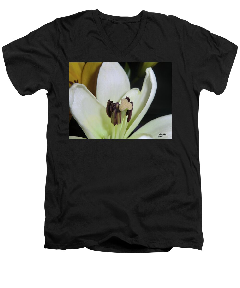 White Men's V-Neck T-Shirt featuring the photograph Beyond Perfection by Michele Penn