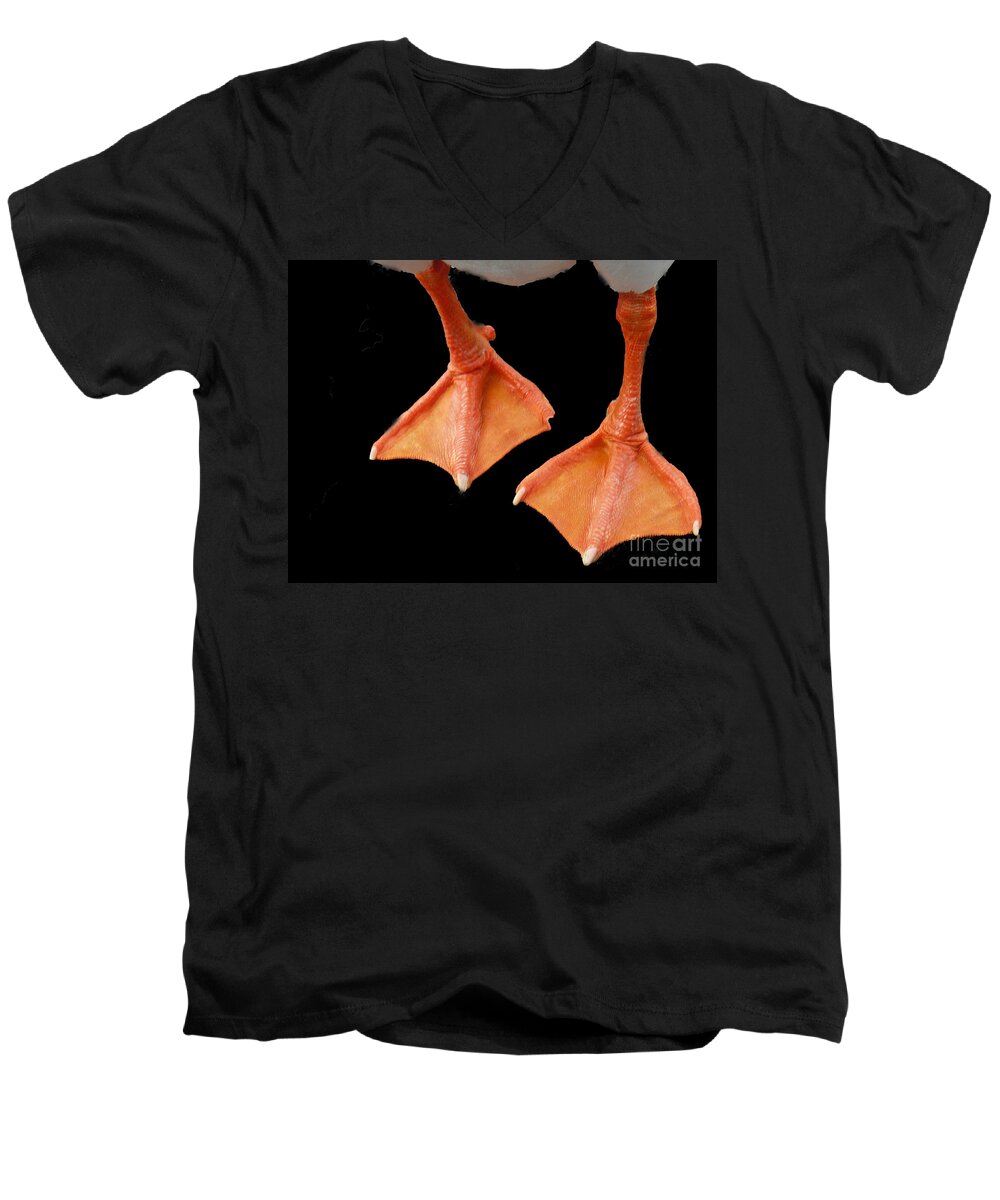 Feet Men's V-Neck T-Shirt featuring the photograph Dance with Me by Cindy Manero
