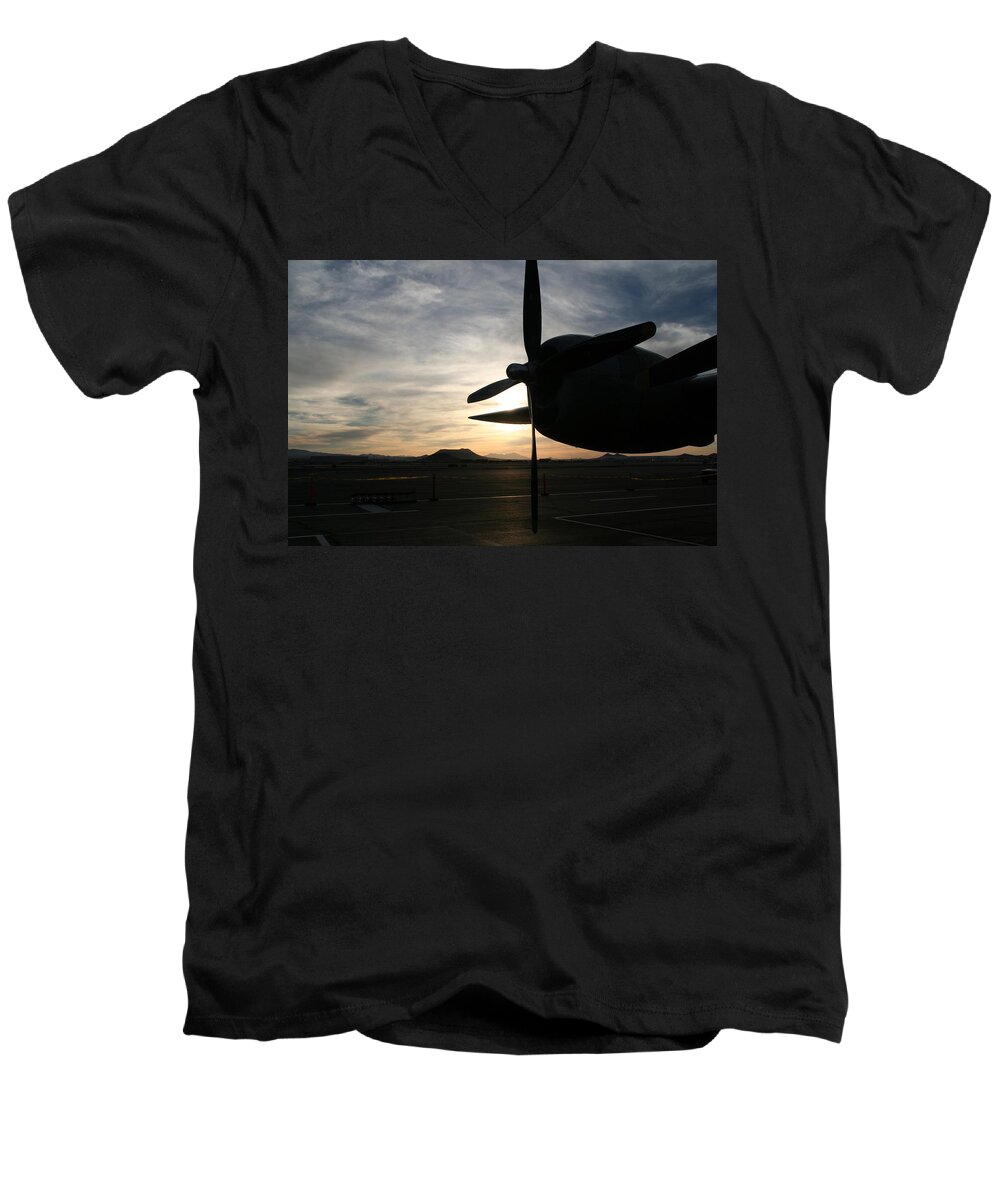 B-29 Men's V-Neck T-Shirt featuring the photograph Fi-Fi power by David S Reynolds