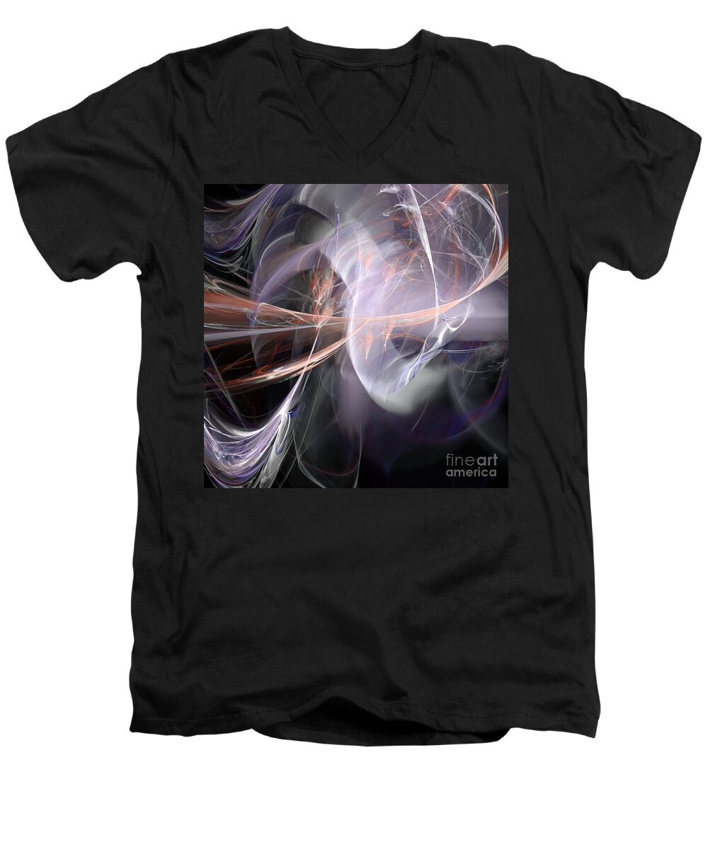 Margie Chapman Men's V-Neck T-Shirt featuring the digital art God Speed by Margie Chapman