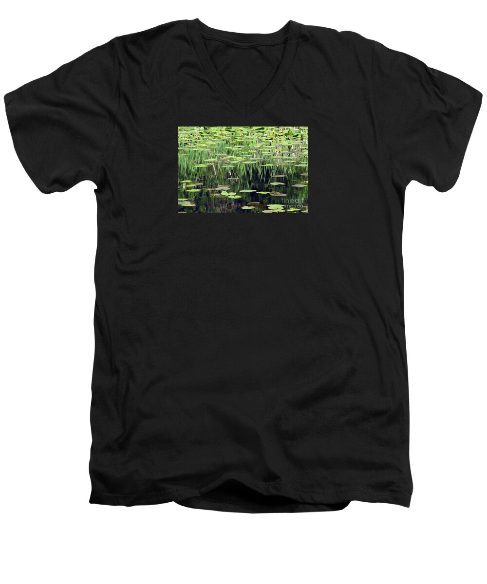 Ode To Monet Men's V-Neck T-Shirt featuring the photograph Ode to Monet by Chris Anderson