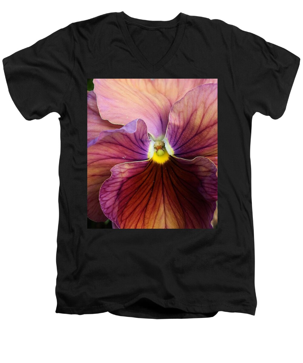 Flora Men's V-Neck T-Shirt featuring the photograph Spring Fling by Bruce Bley