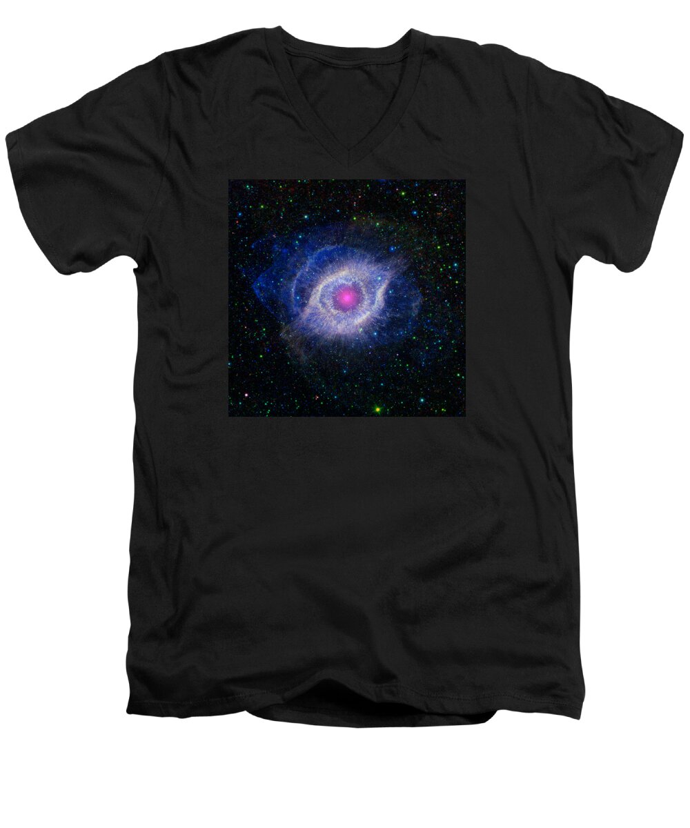 Helix Men's V-Neck T-Shirt featuring the photograph The Eye of God by Eric Glaser