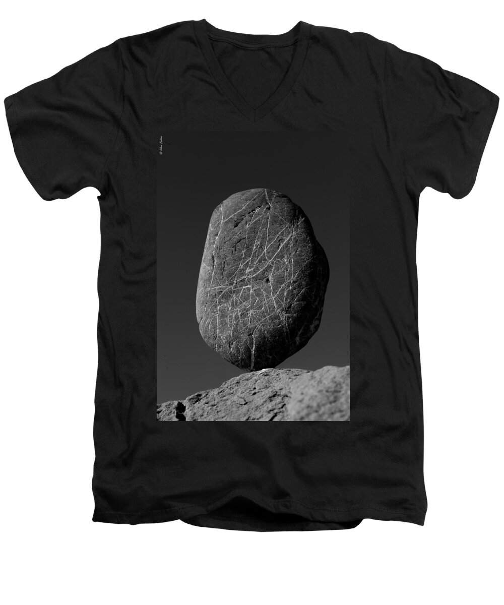 Beach Men's V-Neck T-Shirt featuring the photograph Uprised by Alexander Fedin
