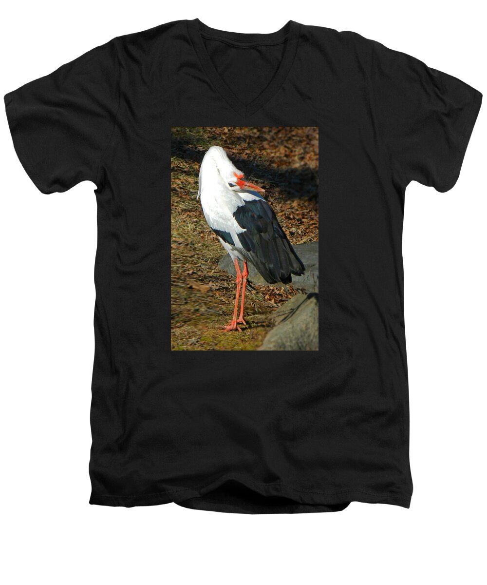Upside Down View Men's V-Neck T-Shirt featuring the photograph Upside Down View by Emmy Marie Vickers