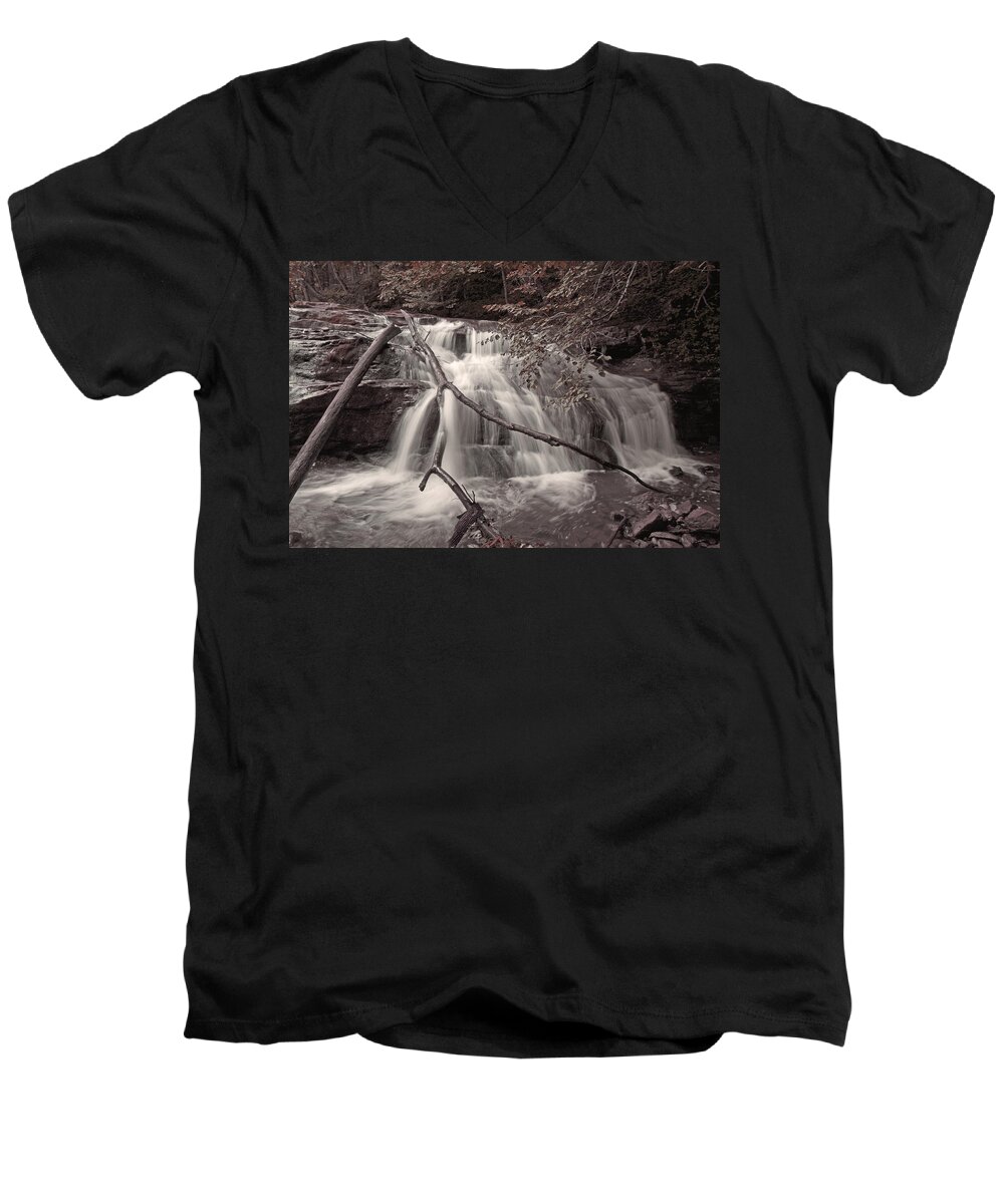 Pinnacle Men's V-Neck T-Shirt featuring the photograph Pinnacle #1 by Betsy Knapp