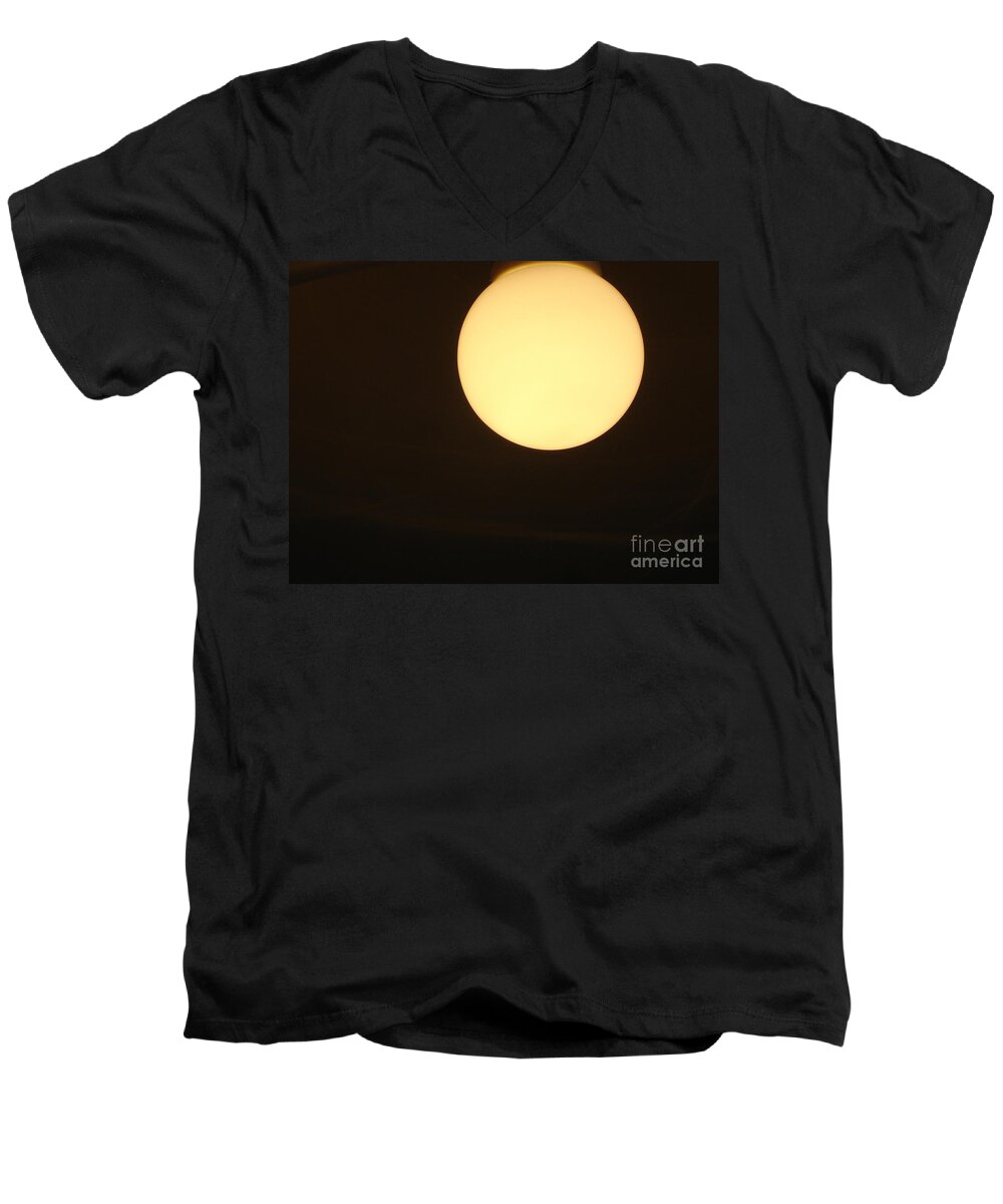 Moon Men's V-Neck T-Shirt featuring the photograph Moon by Shelley Jones
