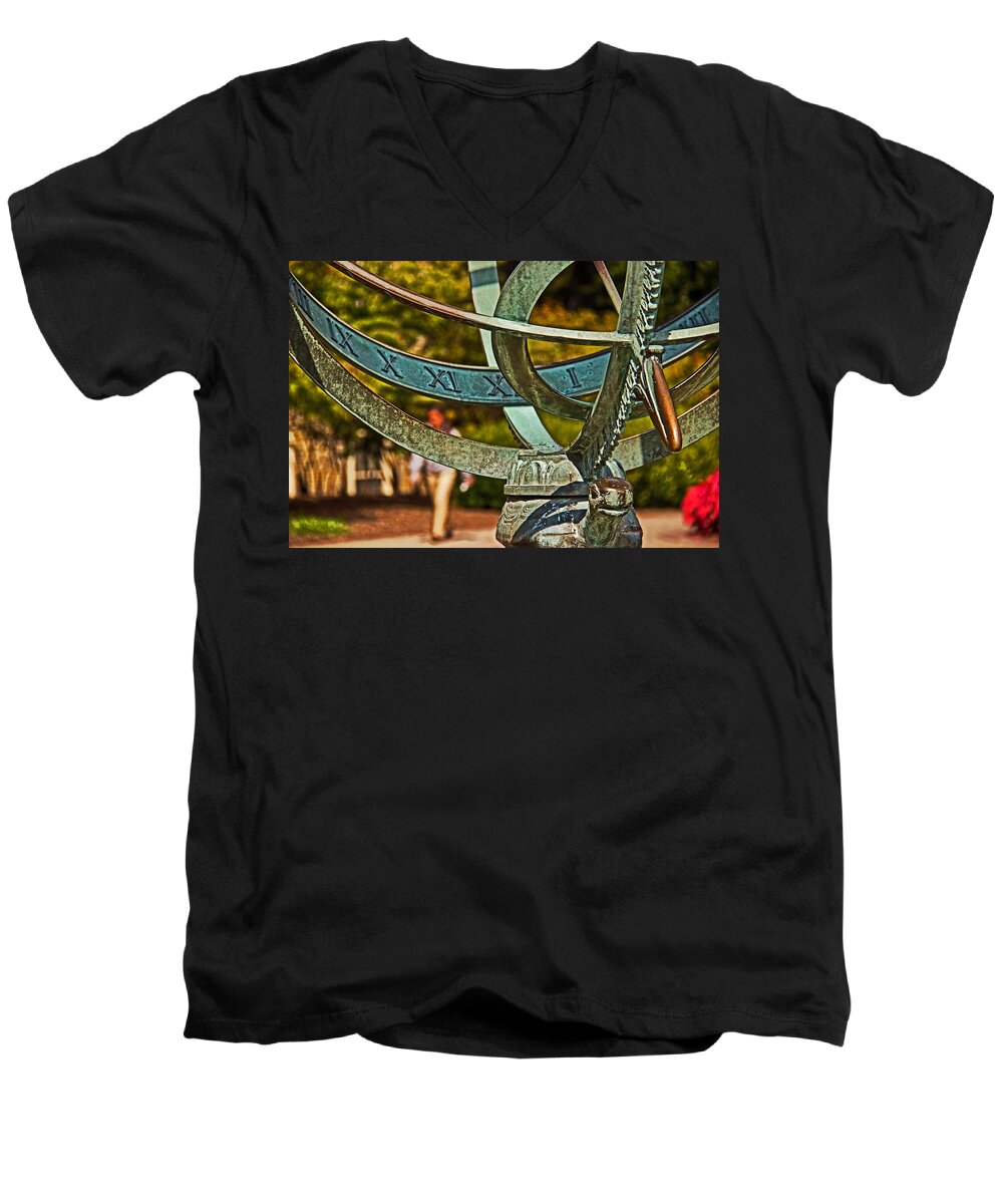 Art Men's V-Neck T-Shirt featuring the photograph Old Main Turtle by Tom Gari Gallery-Three-Photography