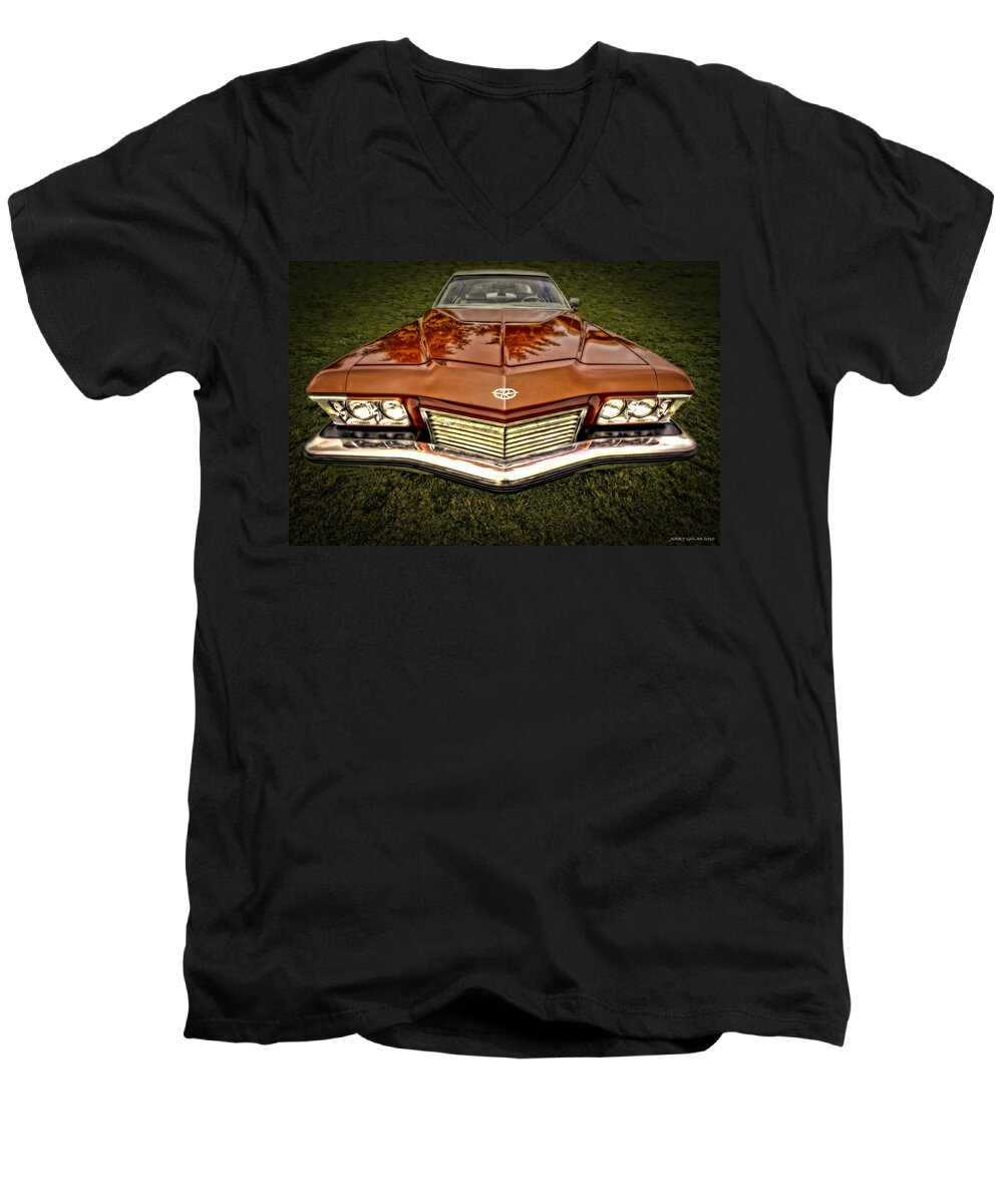 Transportation Men's V-Neck T-Shirt featuring the photograph Riviera #1 by Jerry Golab