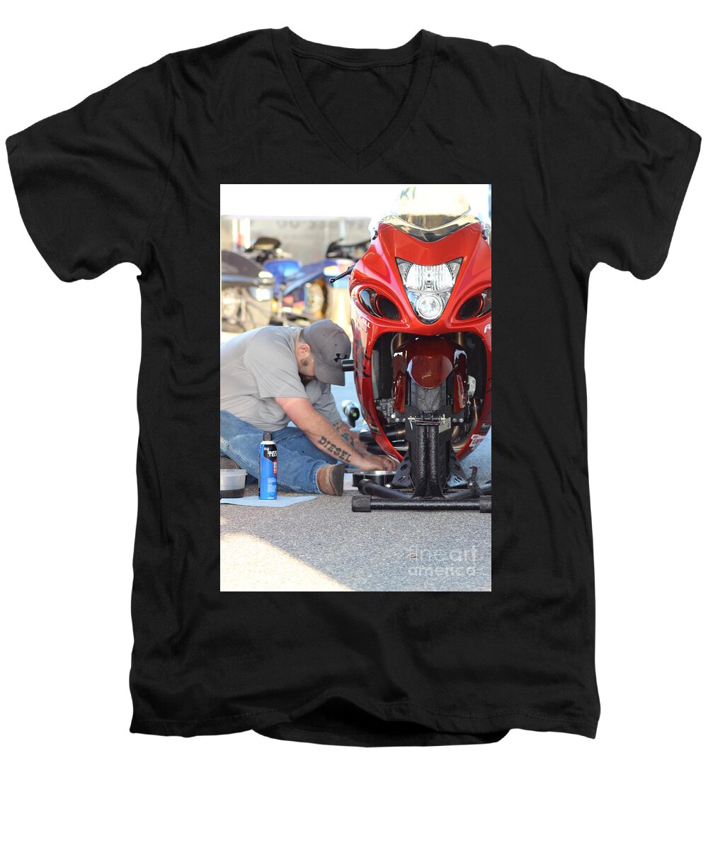 Manufacturers Men's V-Neck T-Shirt featuring the photograph Man Cup 08 2016 #2 by Jack Norton