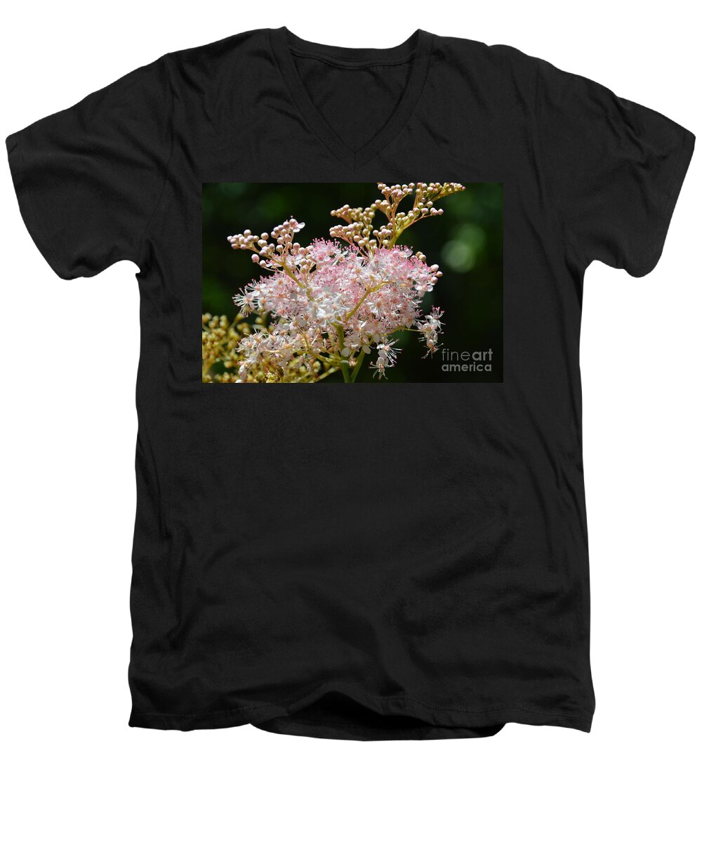 Floral Men's V-Neck T-Shirt featuring the photograph And Then She Decided To Dance With Her Soul by Robyn King