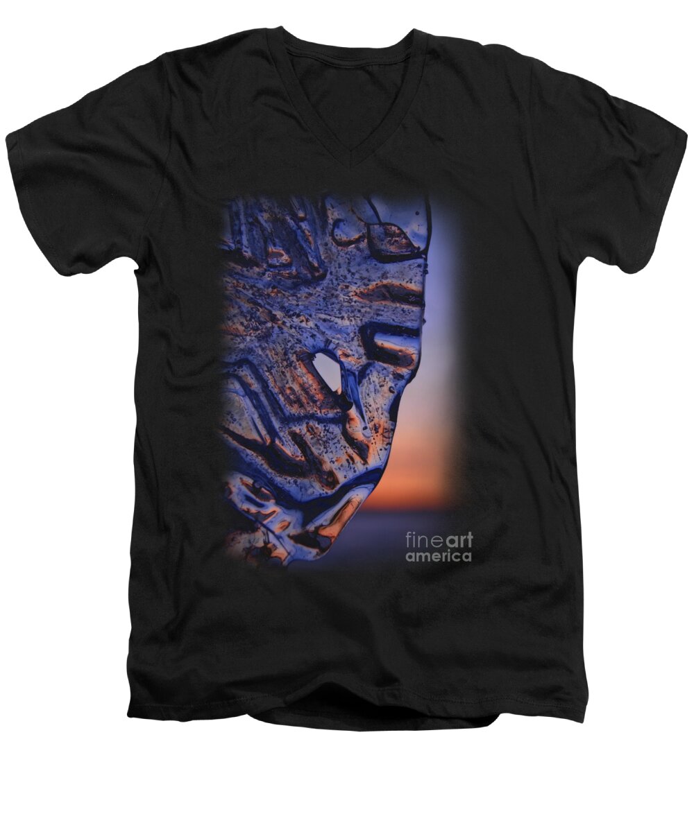 Enjoying Sunset Men's V-Neck T-Shirt featuring the photograph Ice Lord by Sami Tiainen