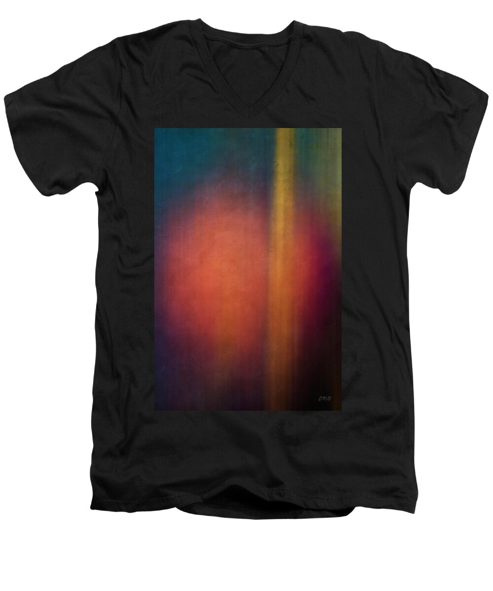 Abstract Men's V-Neck T-Shirt featuring the photograph Color Abstraction XXVII by David Gordon