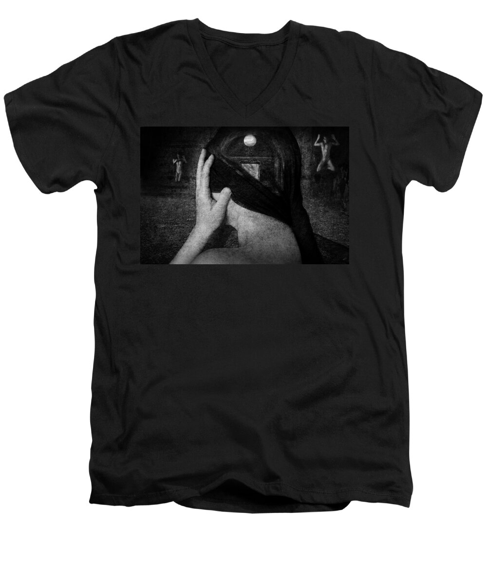 Surreal Men's V-Neck T-Shirt featuring the photograph Desire No. 10 by Andrew Giovinazzo