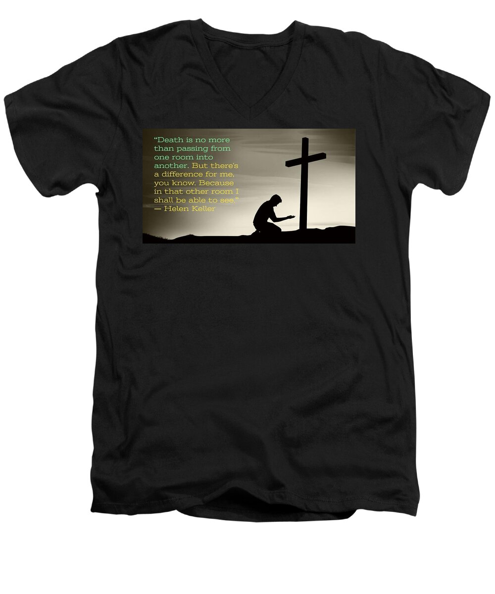  Men's V-Neck T-Shirt featuring the photograph Healed by David Norman