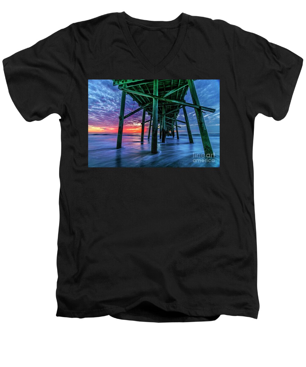 Sunrise Men's V-Neck T-Shirt featuring the photograph Jolly Good by DJA Images