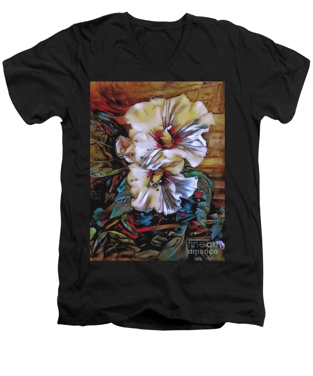 Mallow Men's V-Neck T-Shirt featuring the photograph Mallow Mallow by Jack Torcello