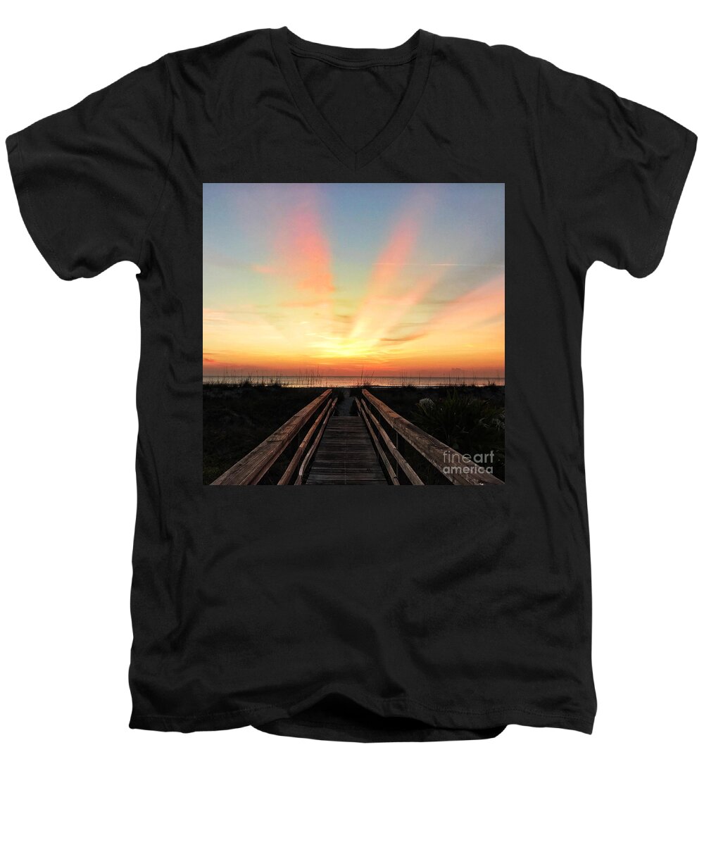 Peace Men's V-Neck T-Shirt featuring the photograph Peace by LeeAnn Kendall