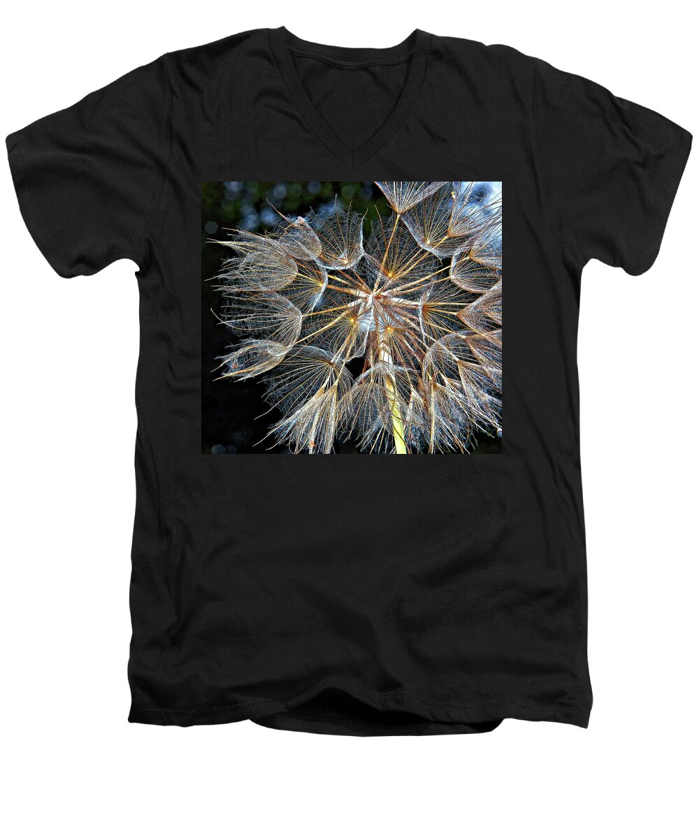Weed Men's V-Neck T-Shirt featuring the photograph The Inner Weed by Steve Harrington