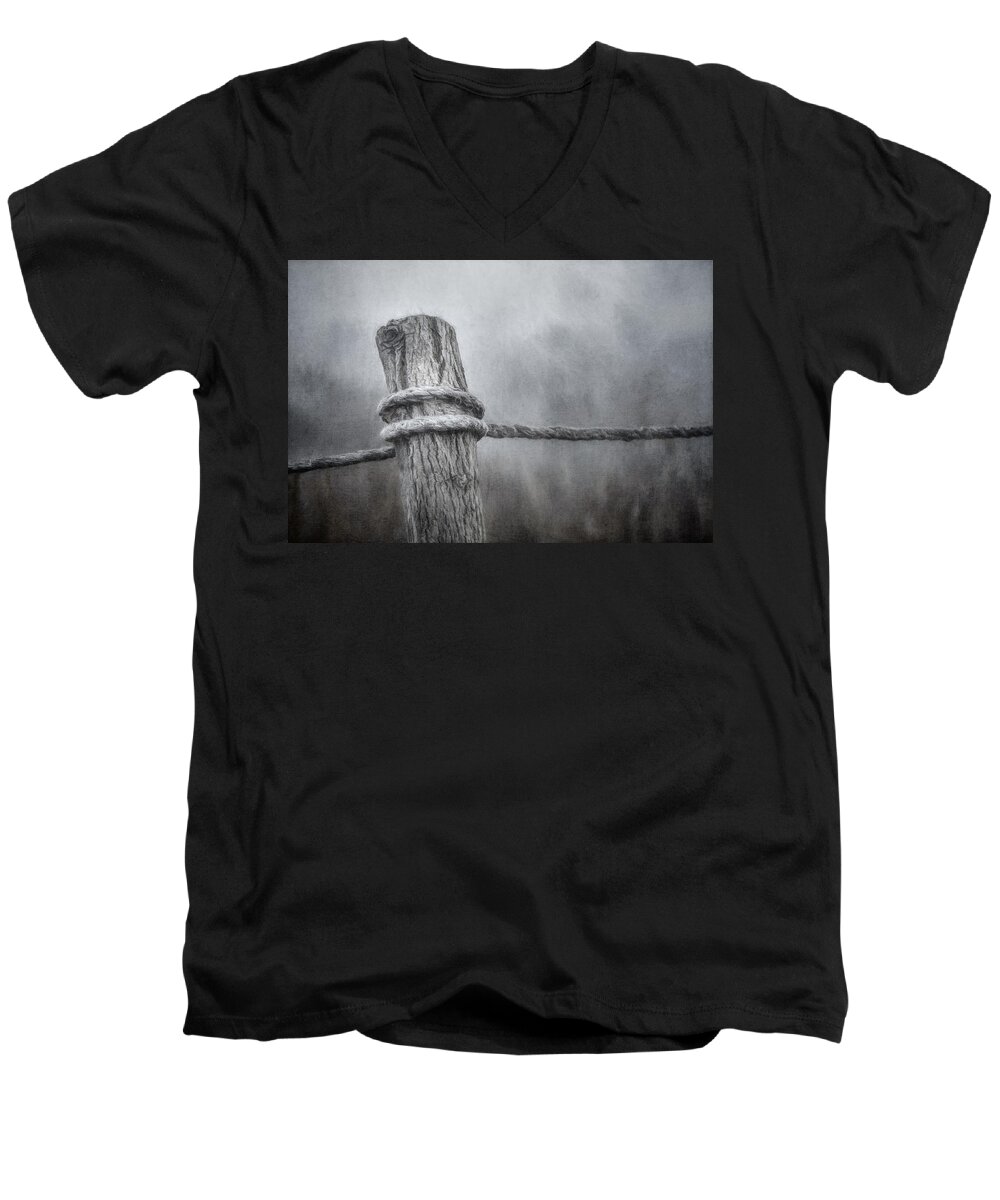 Scott Norris Photography Men's V-Neck T-Shirt featuring the photograph The Tie That Binds by Scott Norris