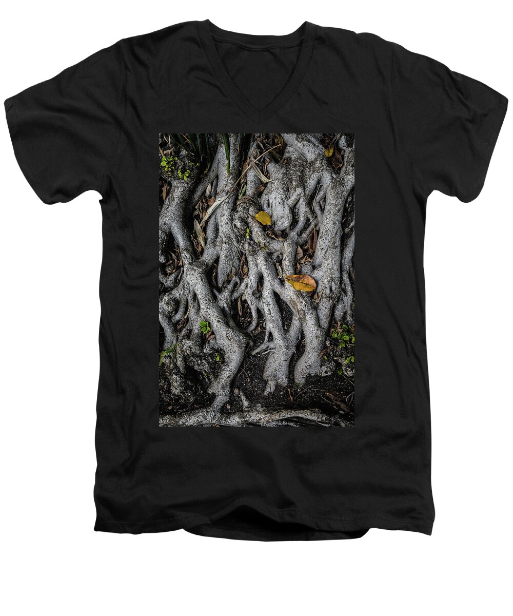Tangle Men's V-Neck T-Shirt featuring the photograph Tangle by Jason Roberts