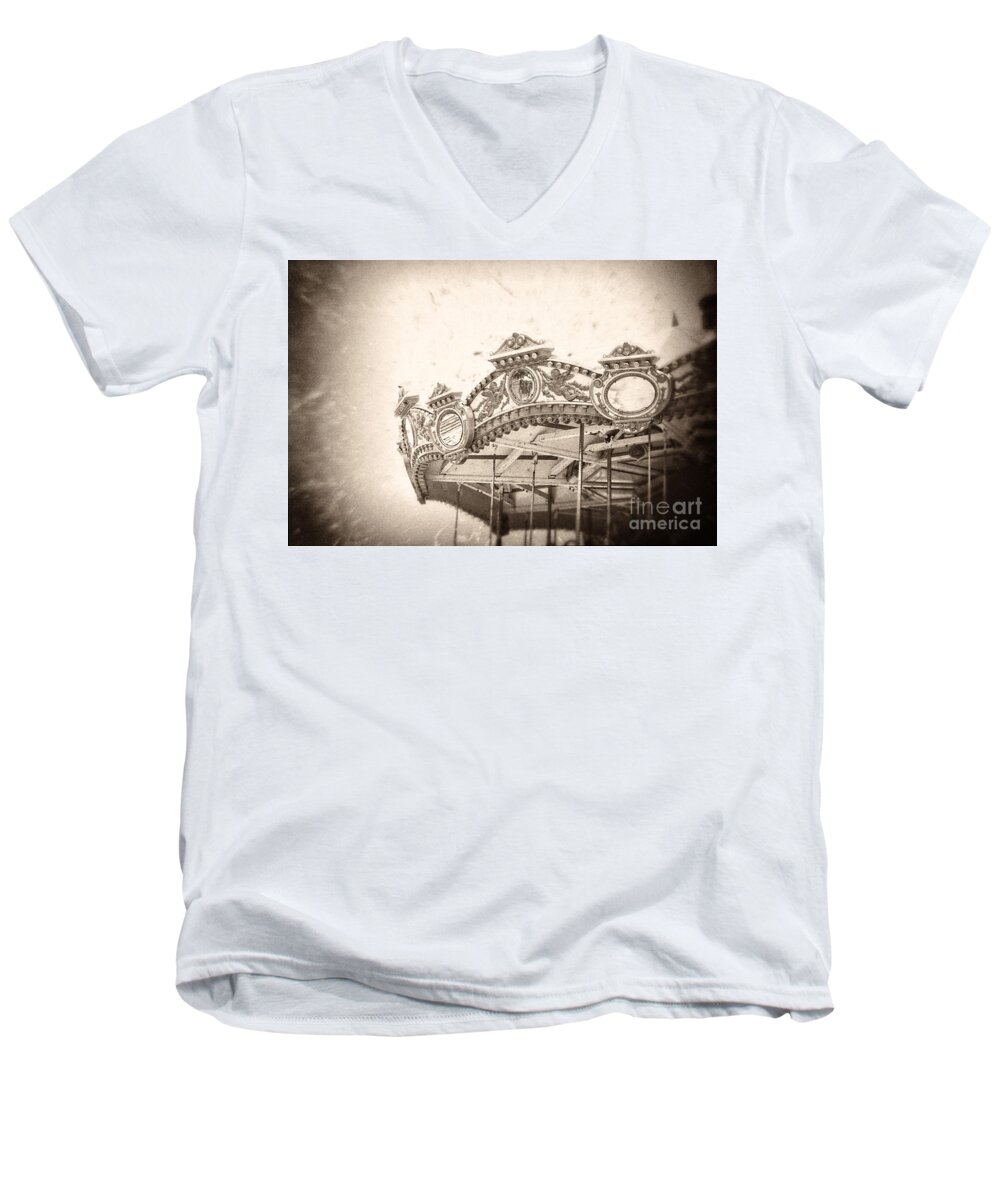 Boardwalk Men's V-Neck T-Shirt featuring the photograph Impossible Dream by Trish Mistric