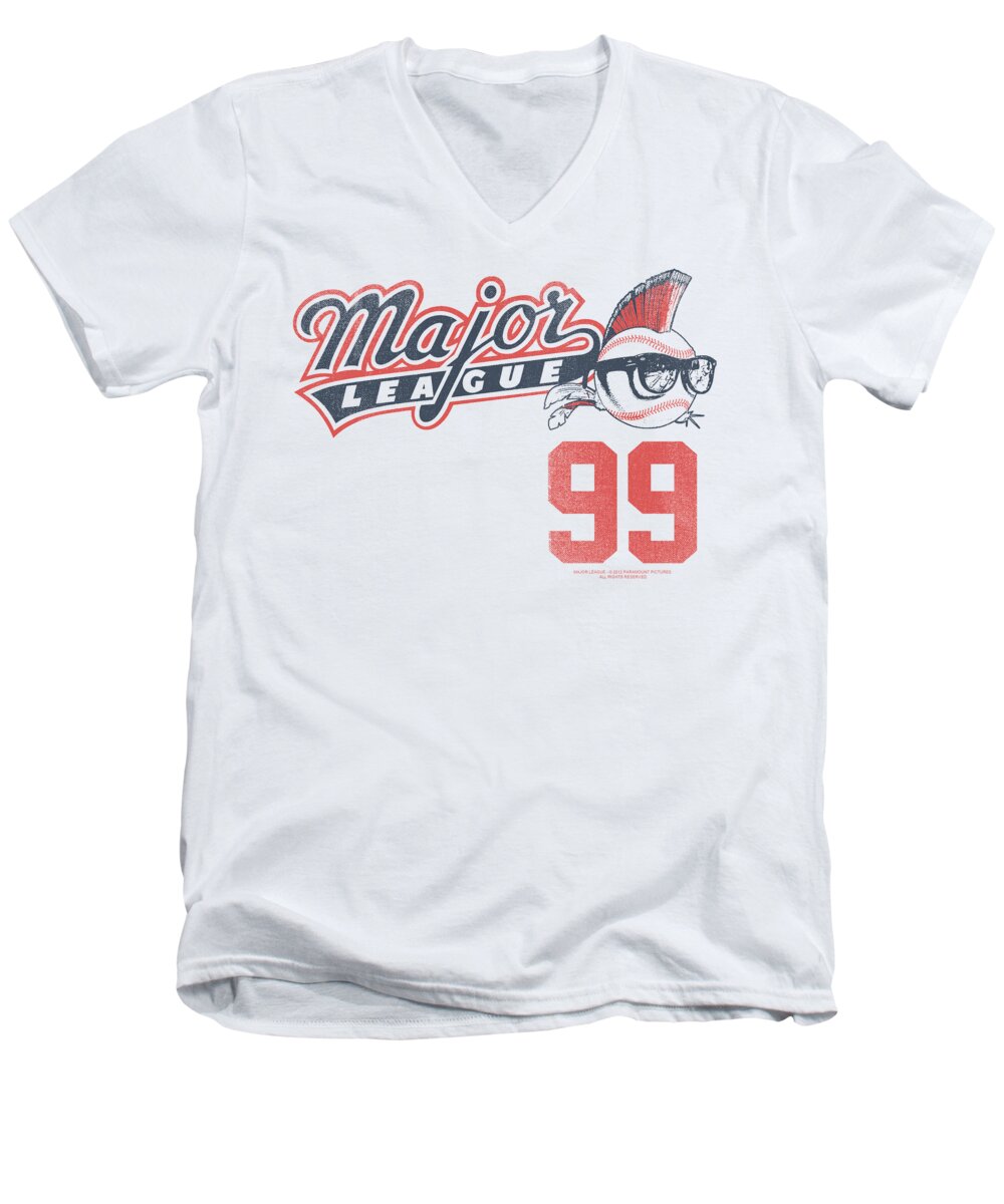 Major League Men's V-Neck T-Shirt featuring the digital art Major League - 99 by Brand A