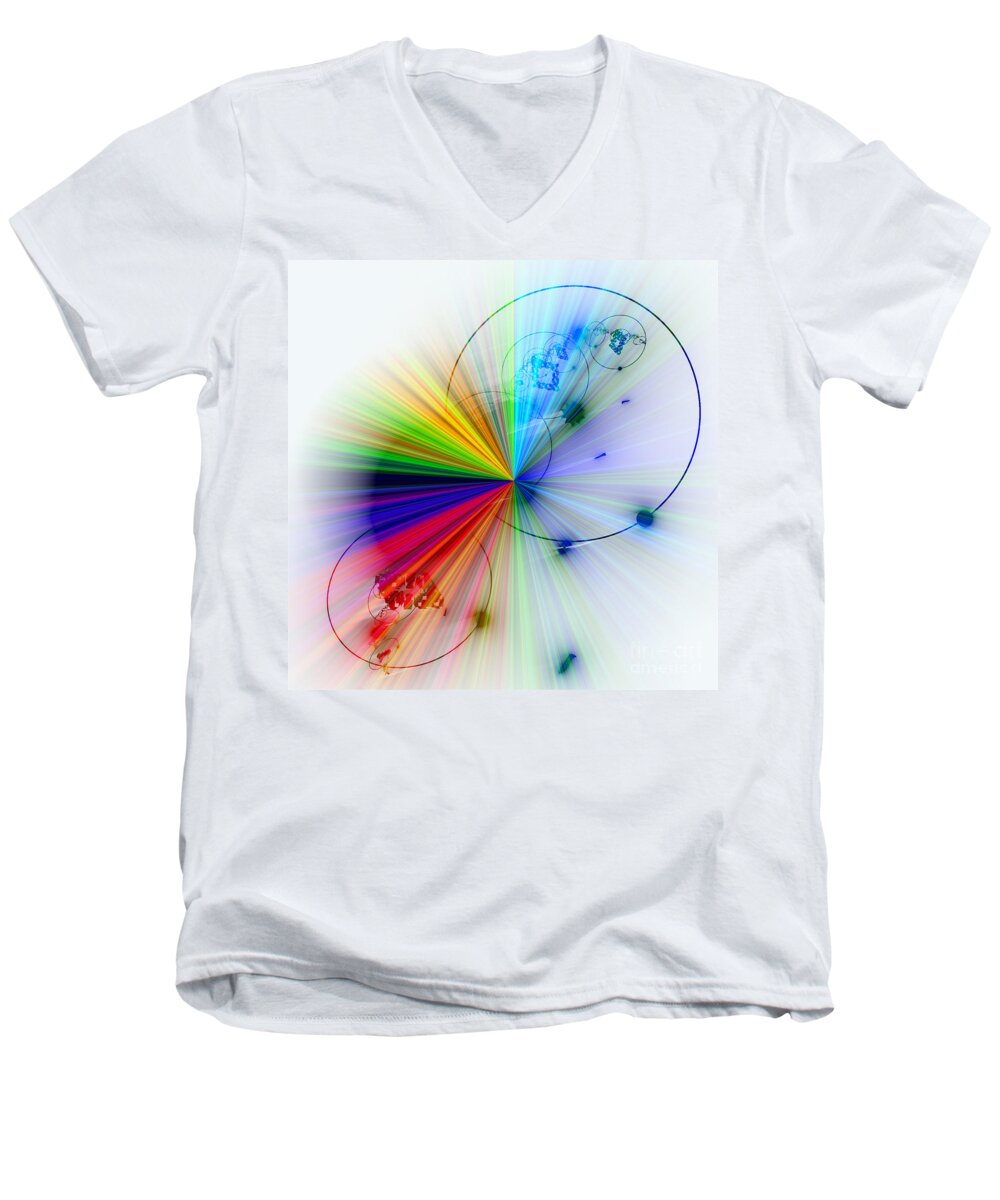 By Jammer & Jrr Men's V-Neck T-Shirt featuring the digital art Olympic Spirit by jammer and jrr by First Star Art