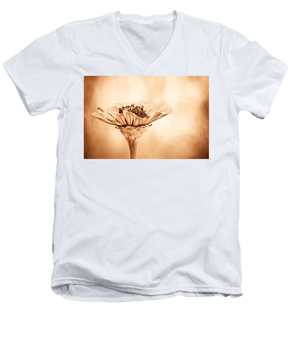 Flower Men's V-Neck T-Shirt featuring the photograph Phillies Need A Win by Trish Tritz