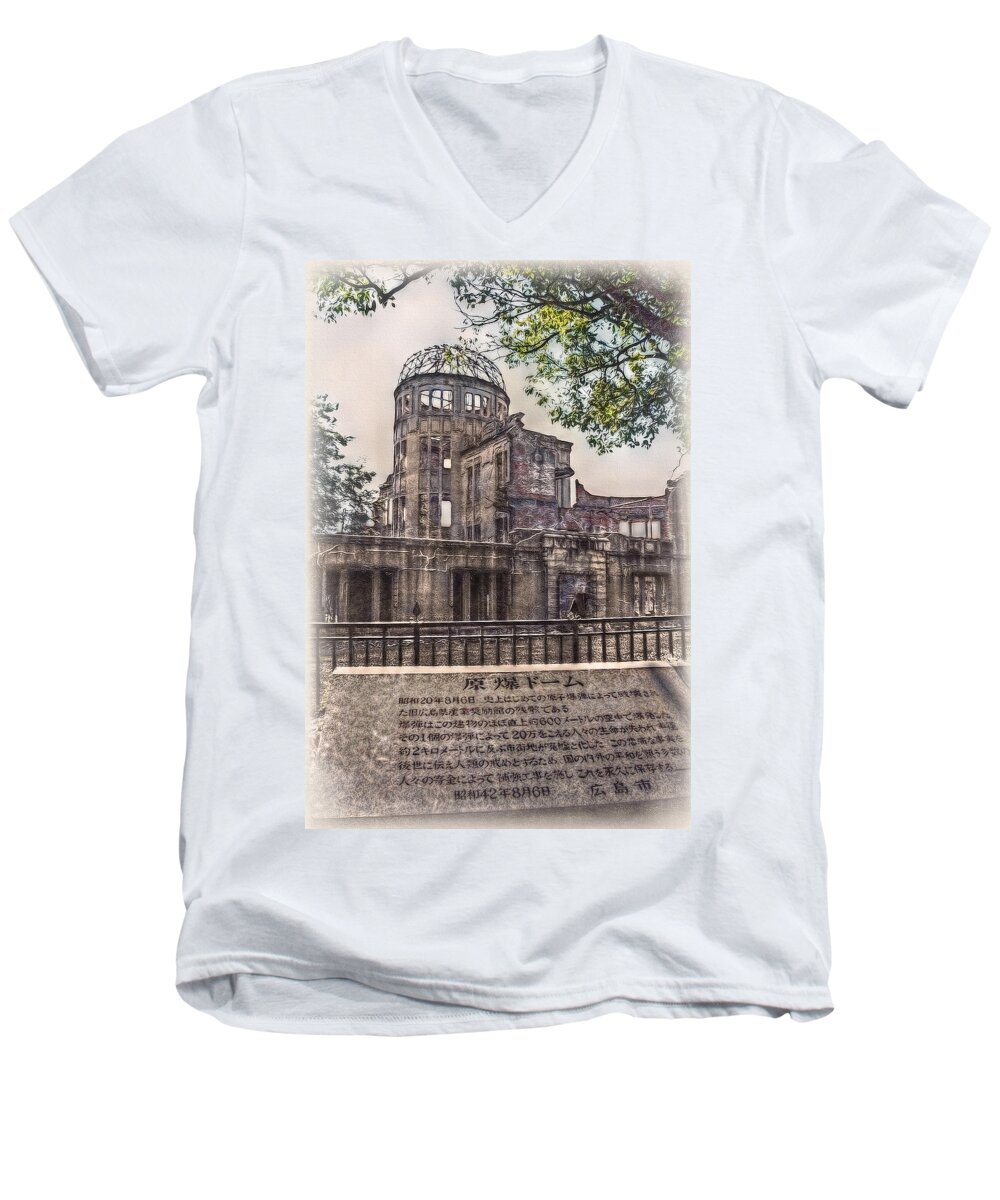 Memorial Men's V-Neck T-Shirt featuring the photograph The Memorial by Hanny Heim