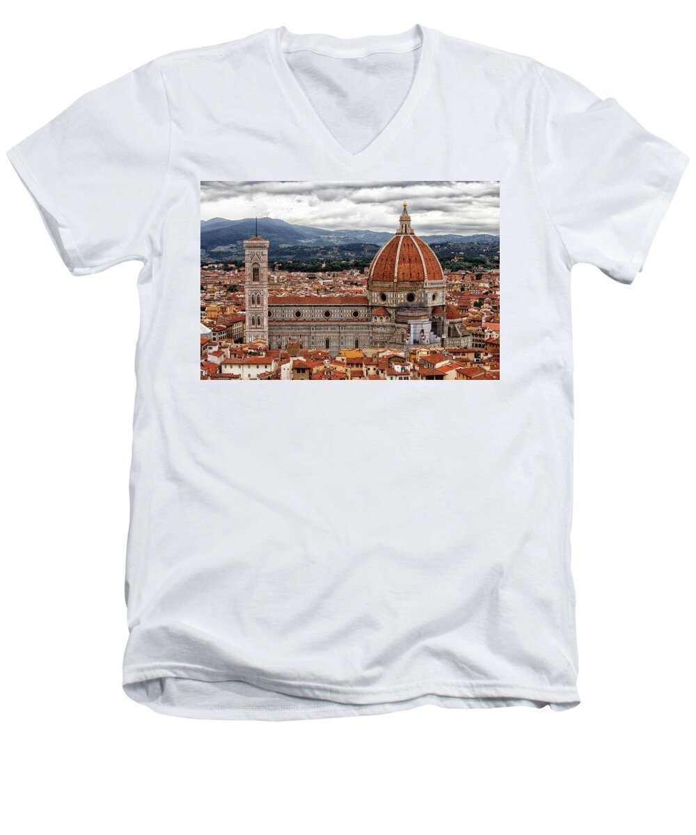 Duomo Men's V-Neck T-Shirt featuring the photograph Photographer #15 by Matthew Pace