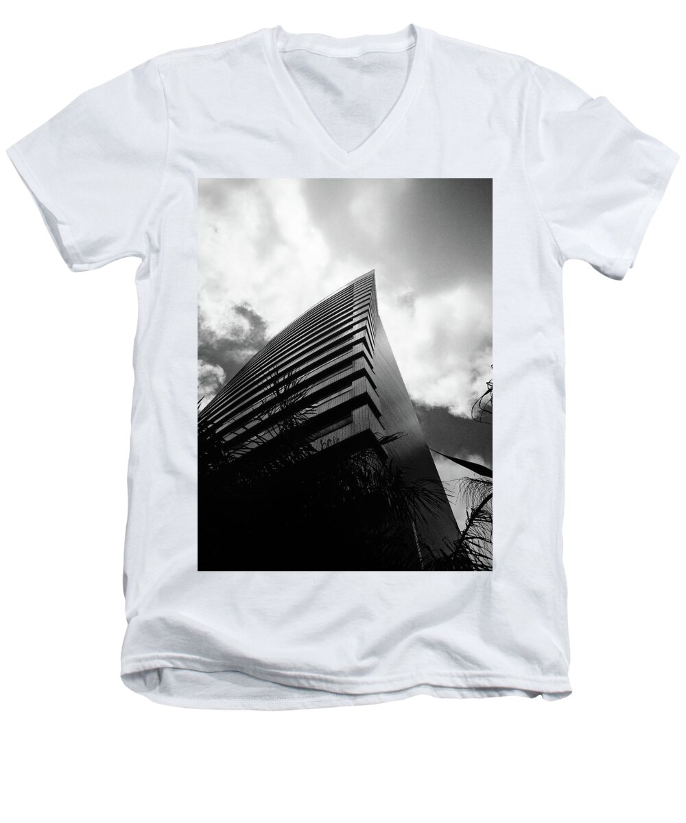 Architecture And Building Men's V-Neck T-Shirt featuring the photograph Architecture and Building #2 by Cesar Vieira