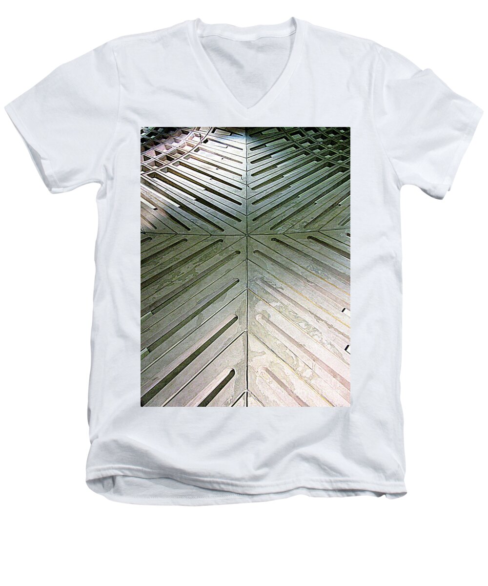 Dc Metro Men's V-Neck T-Shirt featuring the photograph D C Metro 5 by Randall Weidner