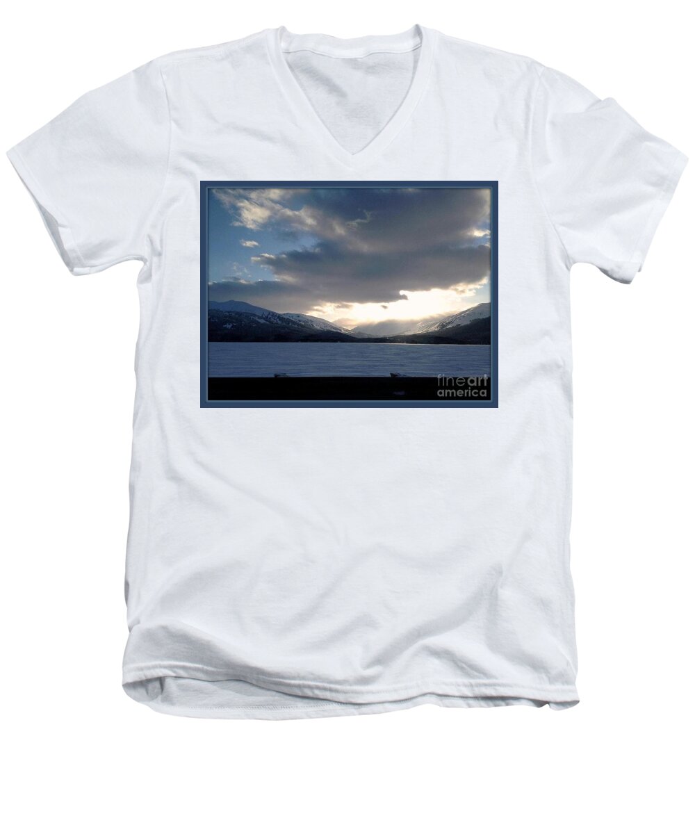  Men's V-Neck T-Shirt featuring the photograph McKinley by James Lanigan Thompson MFA
