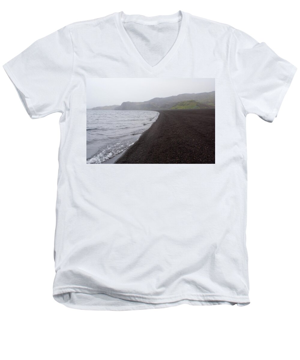  Men's V-Neck T-Shirt featuring the photograph Mystical Island - Healing Waters 3 by Matthew Wolf
