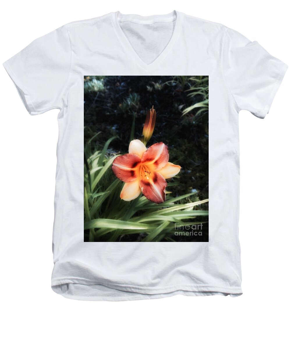 Flower Men's V-Neck T-Shirt featuring the photograph The Garden at St. Stephen's- May 2016 by Jenny Revitz Soper
