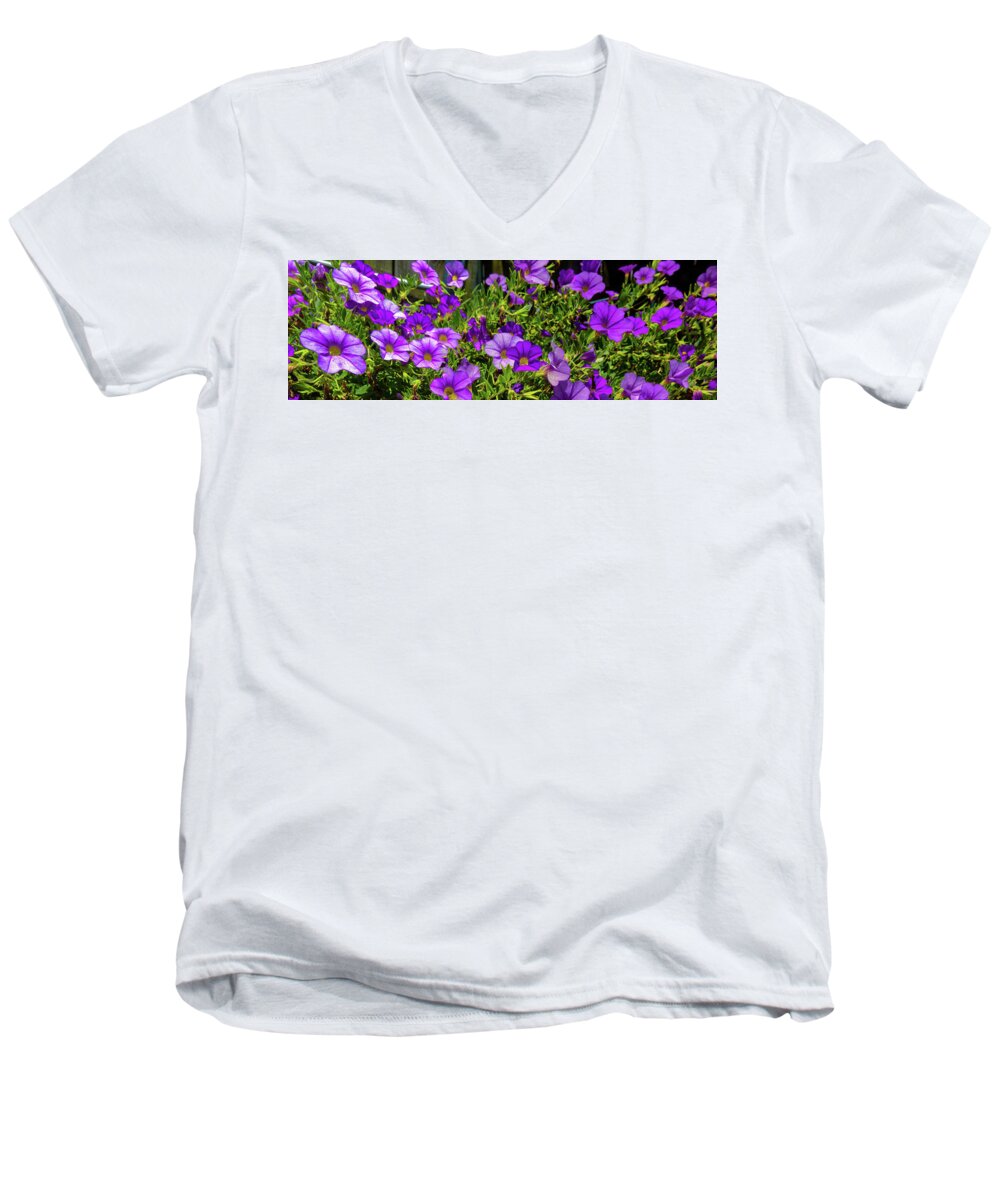 Orcinus Fotograffy Men's V-Neck T-Shirt featuring the photograph They Live In Kerries Garden by Kimo Fernandez