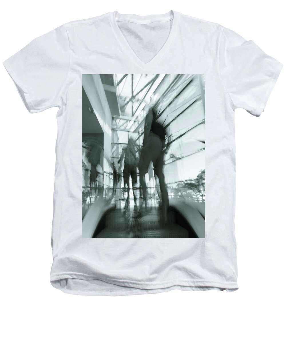 Modern Men's V-Neck T-Shirt featuring the photograph Modern #2 by Alex Lapidus