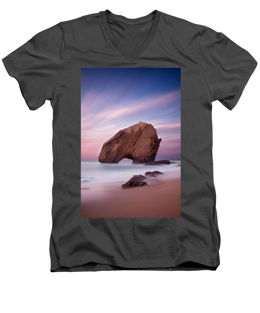 Beach Men's V-Neck T-Shirt featuring the photograph A dream by Jorge Maia