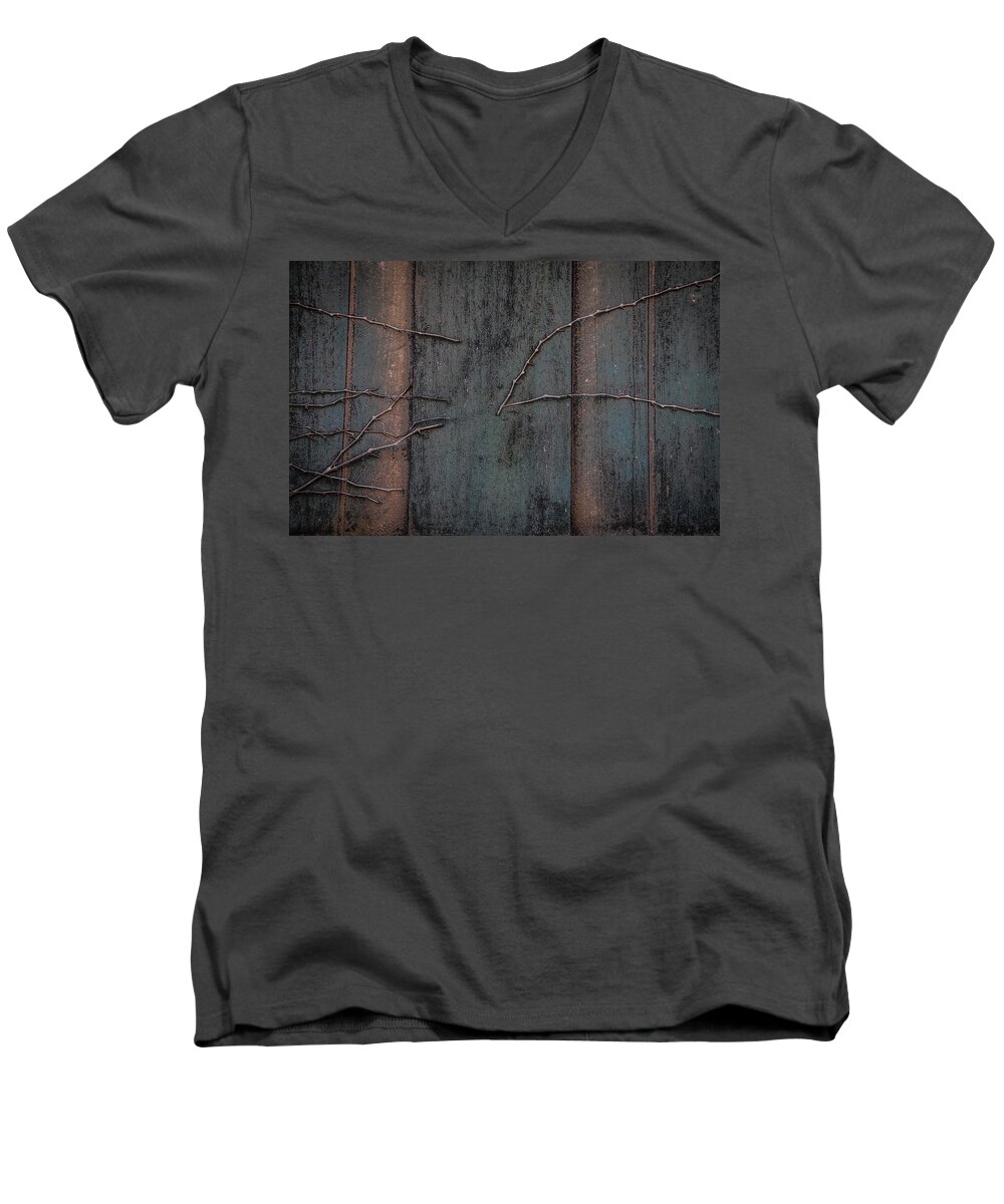 Ivy Men's V-Neck T-Shirt featuring the photograph Almost Ivy by Ray Congrove